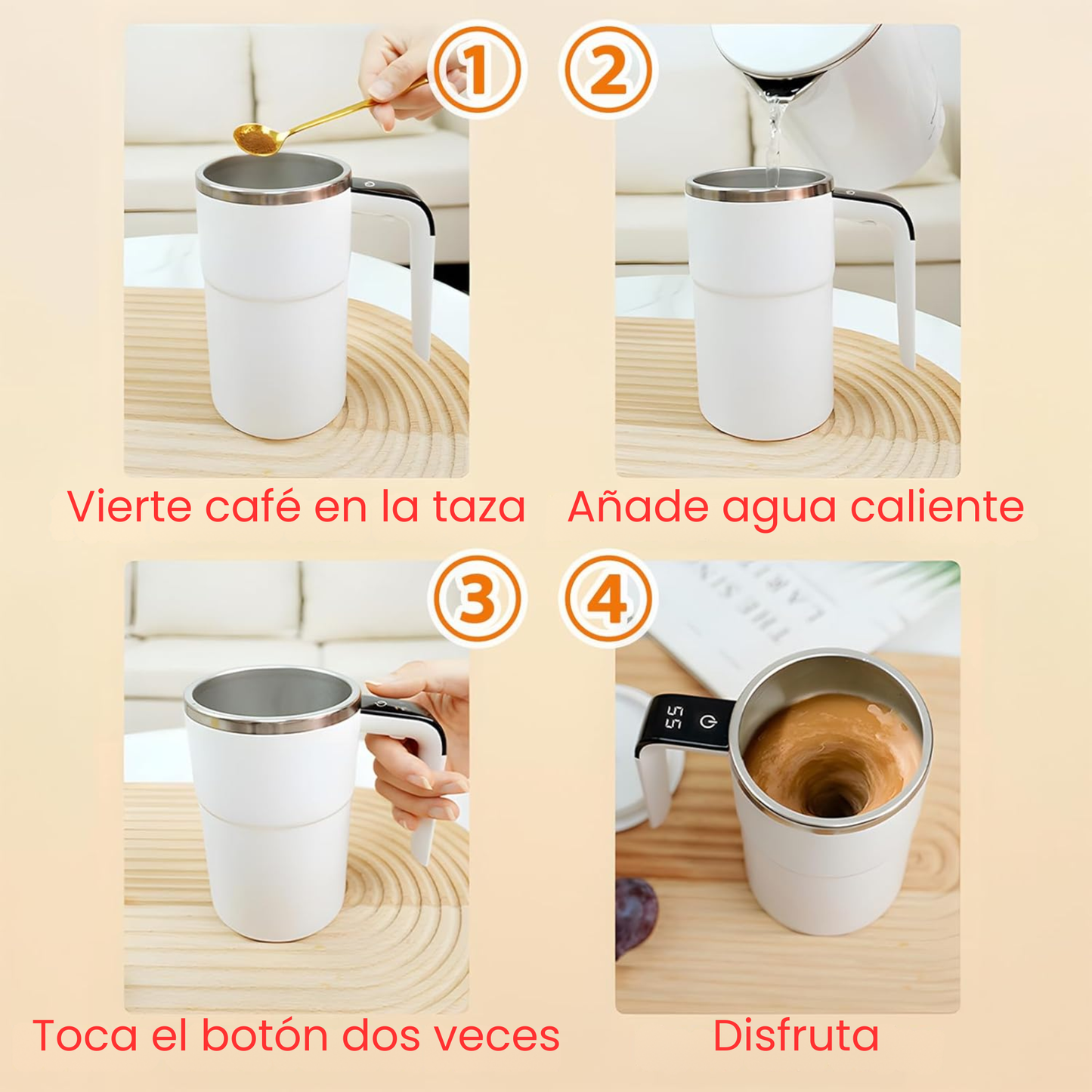 Taza magnética automática 380ML
